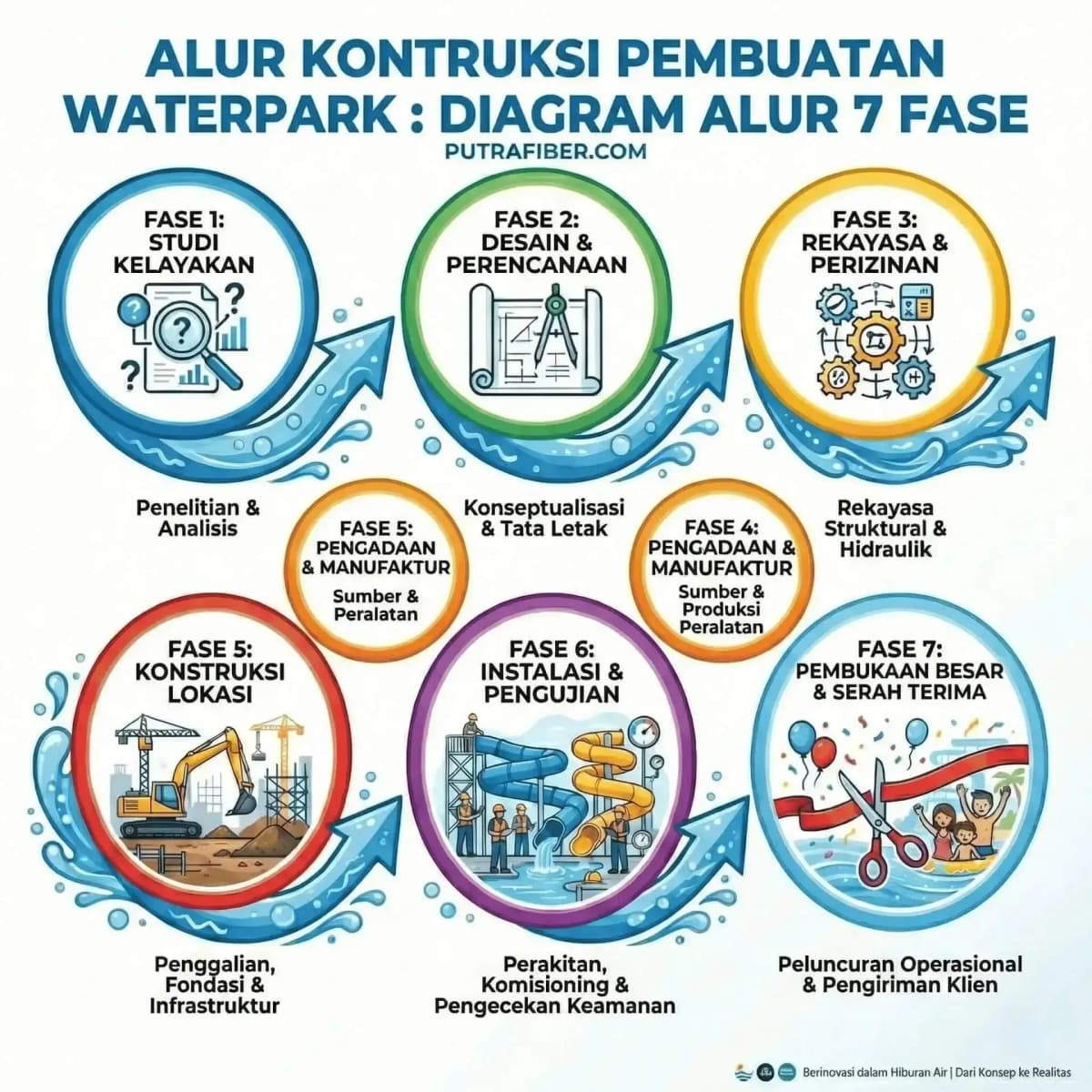 Tahapan Proses Membangun Waterpark