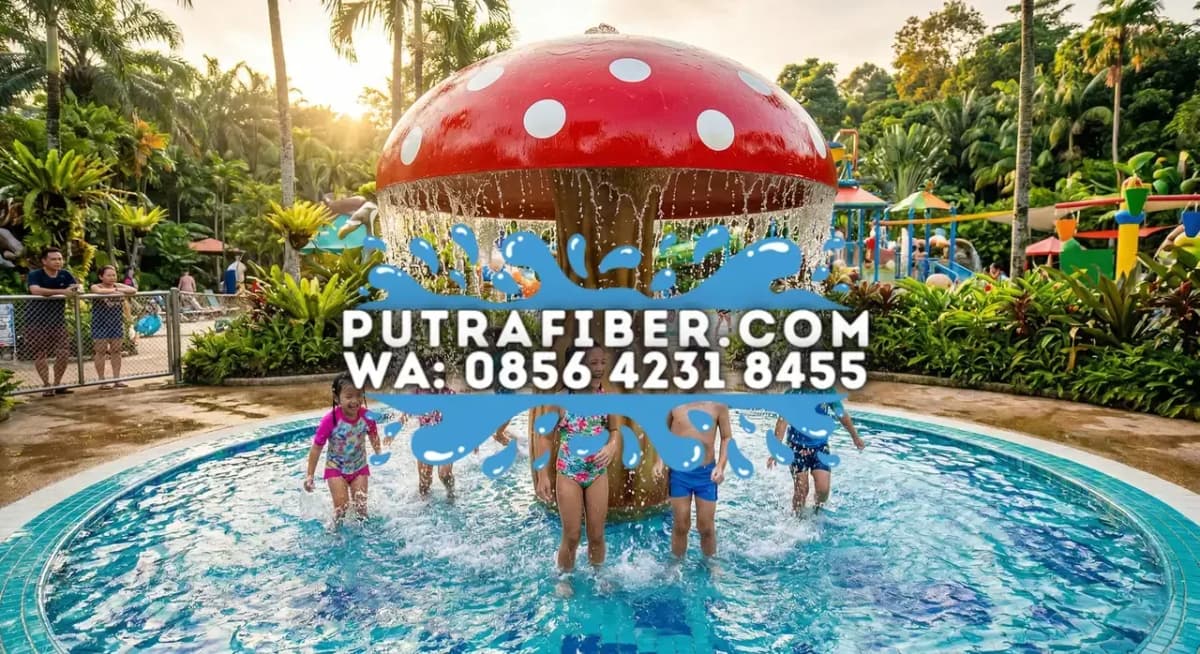 Pancuran Jamur Air Fiberglass
