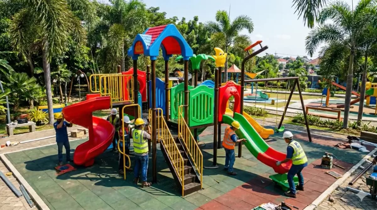 Jual Playground Indoor dan Outdoor Terdekat Di Sukoharjo