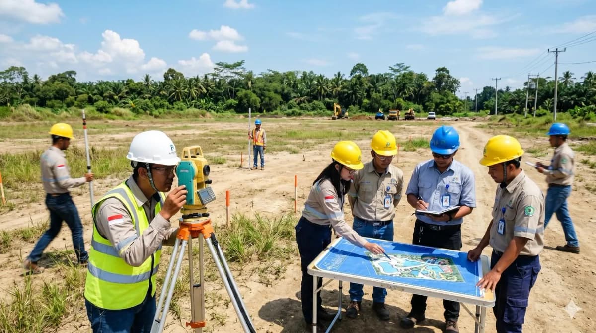 Tim insinyur dan konsultan teknis <a href=