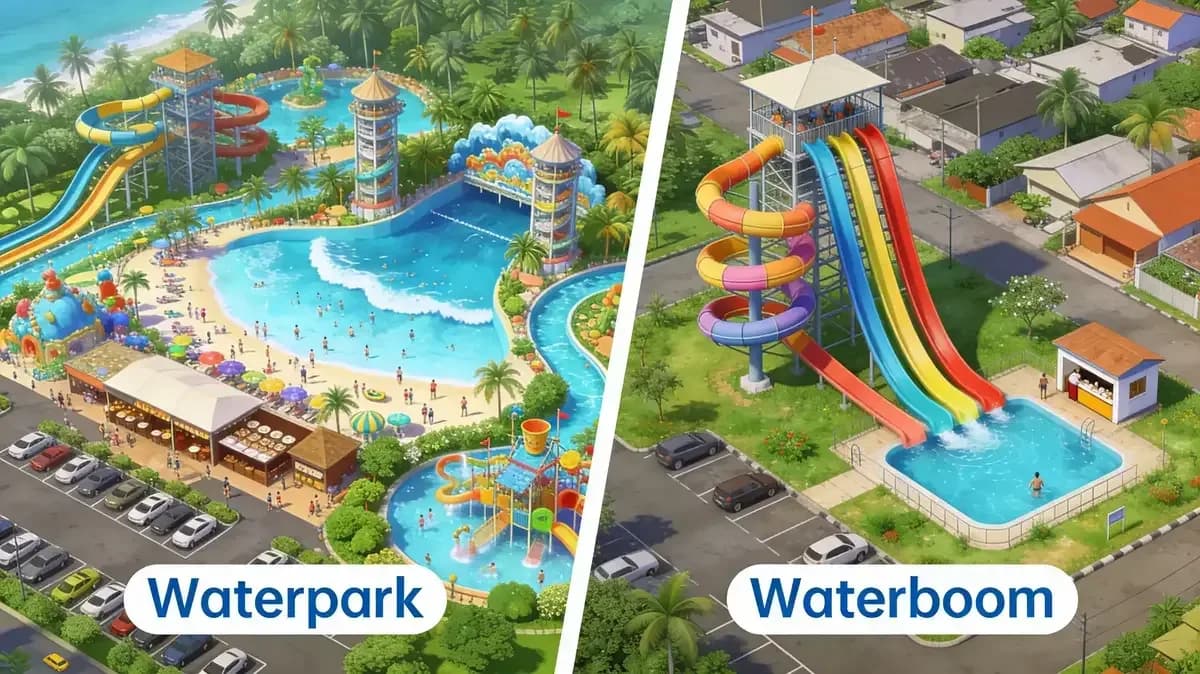 Perbedaan Waterpark dan Waterboom yang Perlu Anda Ketahui